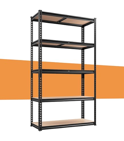 Amazon｜5段スチールラック 棚 メタルラック キッチンラック