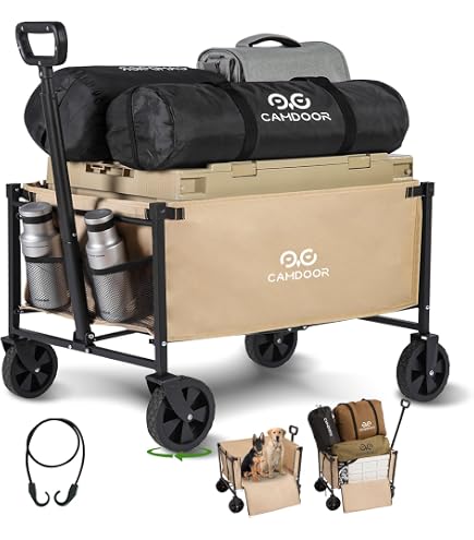 Amazon.co.jp: 大容量折りたたみ収納カート 耐荷重100kg&防水