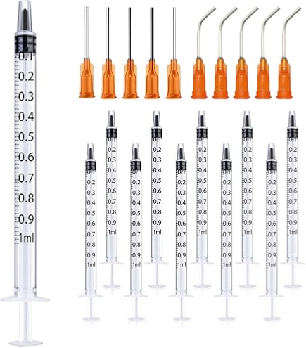 シリンジ1cc 12本セット Amazon.co.jp: TOUFEIYUAN シリンジ12枚1ml 注射器、 液体測定シリンジ