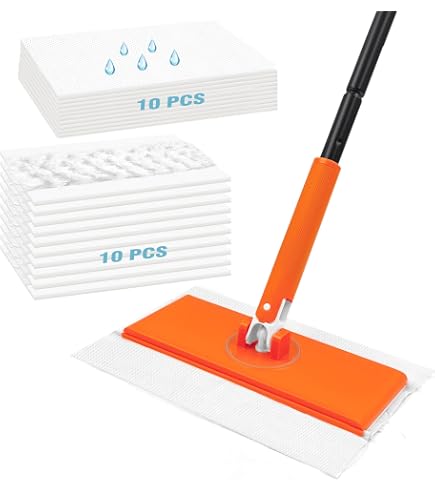 thumbnail image 2 of Accessotech Extendable Microfibre Floor Mop – Wet/Dry Cleaner For Tile, Laminate, Hardwood, With 3 Replacement Heads 2 of 13