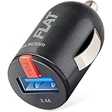 エレコム シガーチャージャー 1ポート 12W USB-A コンパクト 2.4A [ソケットから飛び出さないコンパクト設計] ブラック MPA-CCU11BK