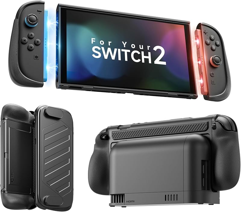 JSAUX Switch2用 フロントカバー付き 分離型保護ケース