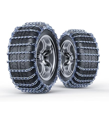 Amazon | 255 完全包囲チェーン、冬用車用スノーチェーン タイヤ滑り