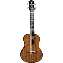 Amazon.co.jp: Luna Guitars UKE TC MAH Ukulélé Concert Marron 