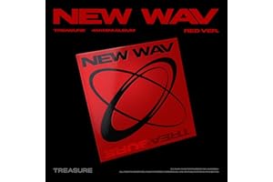 【Amazon.co.jp限定】TREASURE 4th MINI ALBUM [NEW WAV] RED VER.（ミニAL(輸入盤/再販対象)） - TREASURE（特典：応募抽選特典シリアルコード付きポストカード＋オリジナルフォトカードAmazon Ver.（絵柄E /メンバー別全10種よりランダム１種））