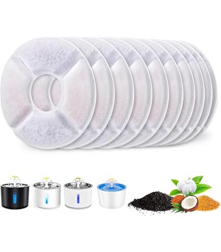 Amazon.co.jp: All4Pets ペット自動給水器交換用フィルター