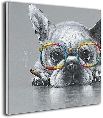 【LOVE】フレンチブルドッグ　犬　ポップアート　キャンバスF6号　アクリル画 LOVE】フレンチブルドッグ 犬 ポップアート キャンバスF6号 アクリル画