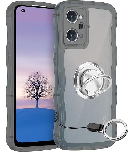 Amazon.co.jp: OPPO Reno9 A /Reno7 A ケース クリアブラック ウェーブ