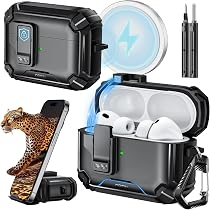 Amazon | Inesore for Airpods Pro3 ケース (2025) 磁気安全ロック