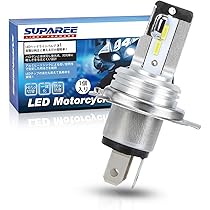 Amazon.co.jp: SUPAREE H4 バイク用LEDヘッドライト HI/LO切替