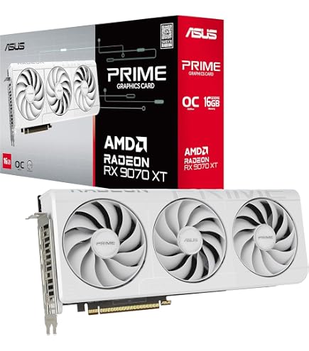 Amazon | ASUS Prime Radeon RX 9070 XT ホワイト OC Edition