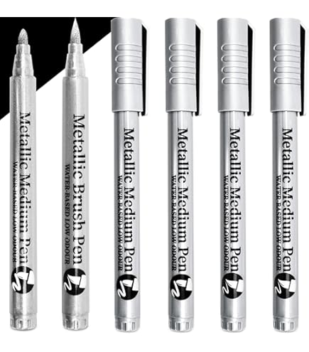 Amazon.co.jp: 三菱鉛筆 uni ペイントマーカー油性細字 銀 PX21