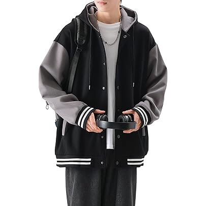 Amazon.co.jp: [Anzn] パーカー メンズ 長袖 ジップアップ フード 付き