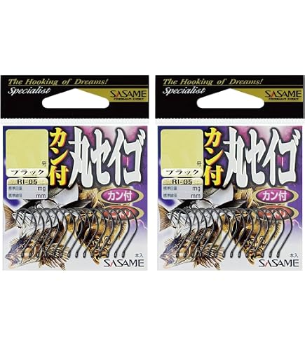 Amazon | がまかつ(Gamakatsu) ケン付丸セイゴ フック 白 10号 釣り針