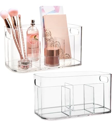 Bino 8-Fach Schmuck- & Make-up-Organizer – Transparent, Aus Acryl, 17,8x17,8x12,7 Cm