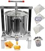Amazon | CGOLDENWALL 蜂蜜 分離器 蜂蜜圧搾機 10L 手動 304ステンレス