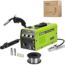 Amazon | EENOUR 半自動溶接機 MIG120L 最大出力120A 1台3役 ノンガス