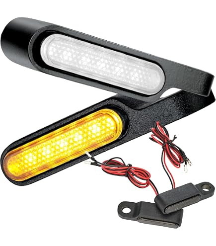 Amazon.co.jp: ハーレー用 LEDフロントウィンカー M8ソフテイル 