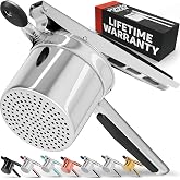 Priority Chef Potato Ricer and Masher, Makes Light and Fluffy Mashed Potato Perfection, 100% Stainless Steel