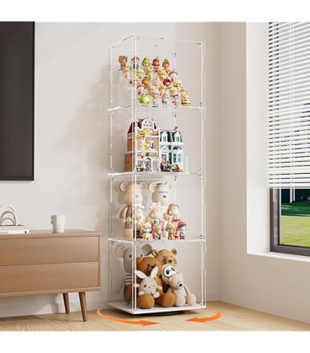 Amazon.co.jp: VINAEMO 回転フィギュアケース アクリルケース UVカット