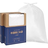 Amazon.co.jp: スリーキューブ レジ袋 特大 とって付 ゴミ分別用 ポリ