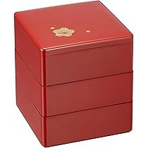 漆器 重箱 四角形 赤黒重箱 四角形 漆器 - メルカリ