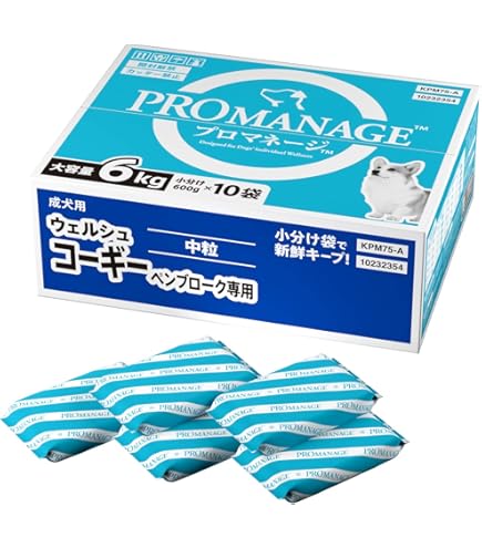 Amazon.co.jp: プロマネージ ドッグフード 犬種別 成犬用 ウェルシュ