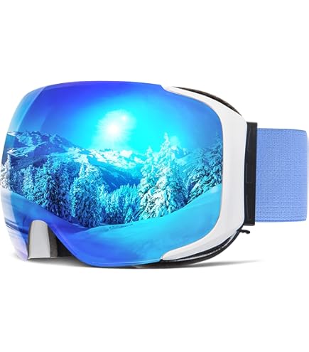 Amazon | COPOZZ スキーゴーグル、G2 磁気式 スノーボード／偏光