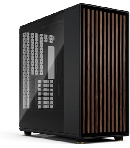Amazon | Fractal Design North Charcoal Black TG Dark 木材使用