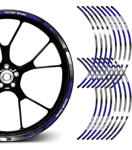 Amazon.co.jp: ビスタ16個の車用ホイールリム反射デカール - RV