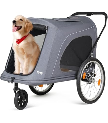 2-in-1 ペット用 自転車トレーラー＆ジョギングベビーカー ブルー＆グレー Amazon.co.jp: vidaXL 2-in-1 ペット用自転車トレーラー＆ジョギング