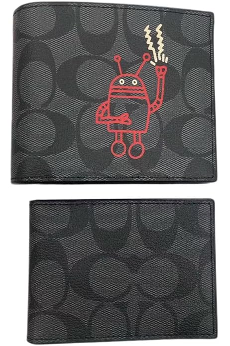 Amazon.co.jp: [コーチ] ギフトBOX付き 3点セット 二つ折り財布(小銭  