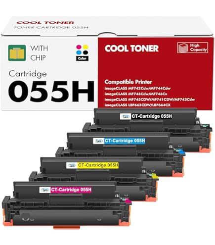 Amazon.co.jp: 055H ブラックトナーカートリッジ 大容量 055 MF743Cdw