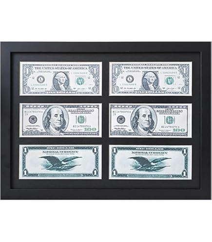 Amazon.co.jp: JIANGPAI 卓上写真フレーム、ドル紙幣フレーム、最初の