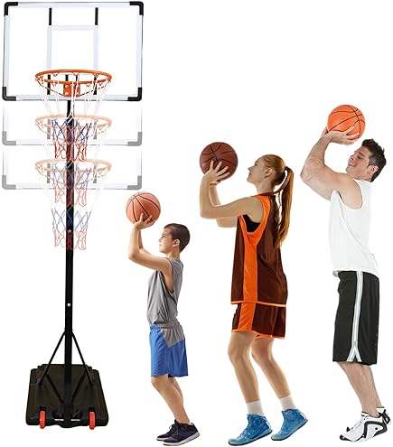 バスケットゴール 屋外 練習用 最短135CM 高さ調整210CM Amazon.co.jp: バスケットゴール 屋外 練習用 最短135CM 高さ