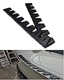 Piece of peace product ボルテックスジェネレータ シェブロン形状 実効空力デバイス ディフューザー (ブラック2本)