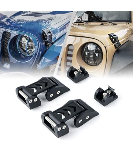 Amazon | YOCTM フード ラッチ ジープ ラングラー JK JL JT 2007