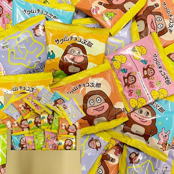 Amazon.co.jp: 正栄デリシィ サク山チョコ次郎 ファミリーパック