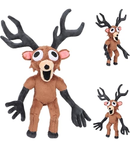 Amazon.co.jp: [Hushan] シカ ぬいぐるみ 非公式 森の99夜風 人形 38cm