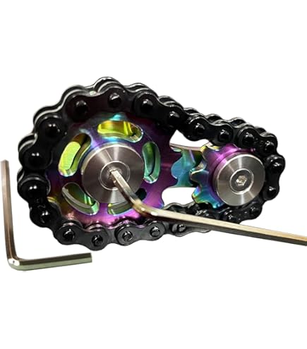 最安値‼️フィジェット ギアチェーン スピナー EDC 手遊び ガジェット ハンドスピナー チェーンスピナー フィジェットトイ バイク