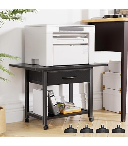 Amazon.co.jp: ガービー（Garvee）スチールプリンター台 オフィス