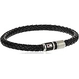 Tommy Hilfiger Men's Jewelry Braided Leather Bracelet