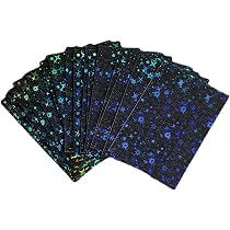 Amazon.co.jp: EMERSPRING カードスリーブ 半透明 キラキラ 星柄 61