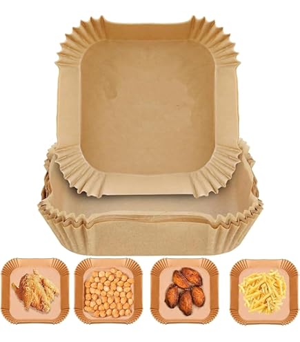 Amazon.co.jp: MZMSBAO エアフライヤー用紙 130枚セット16cm 四角形