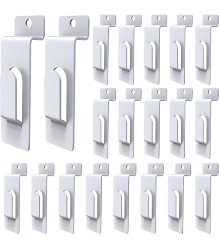 5 Hooks Slatwall Hooks Accessories, 5 Pack 13.7 Inch Jordan