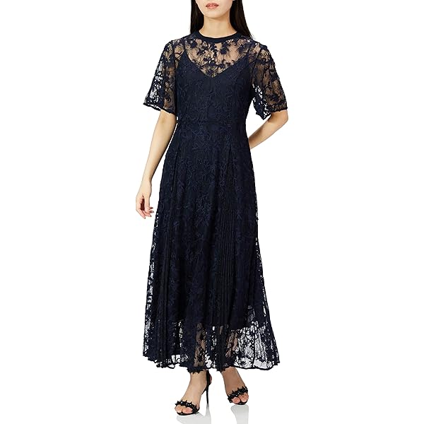 スナイデル　レースディテールドレス　黒　サイズ0 SNIDEL スナイデル パフレースドレス ブラック/M｜結婚式