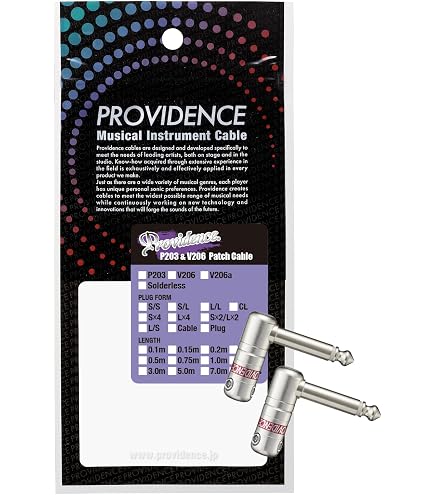 Amazon | Providence プロビデンス パッチケーブル V206 ソルダーレス