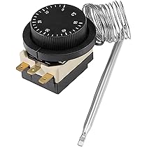 Amazon.co.jp: uxcell 温度制御スイッチ 1NO 1NC 250/380V 16(2