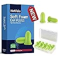 HUFFBIO Revolutionary Ear Plugs for Sleeping, Soft Foam, 5 Pairs,-36dB,2023 New Noise Cancelling Design, Super Soft & Reusable, Deep Sleep, Snoring Blocking, For Travel, Concert, Study, Work (Light