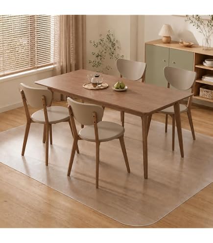 新品【床暖房対応】 ダイニングテーブル用カバー 240cm x 180cm 透明 Amazon | 【床暖房対応】 ダイニングマット 透明 防水 180×240cm